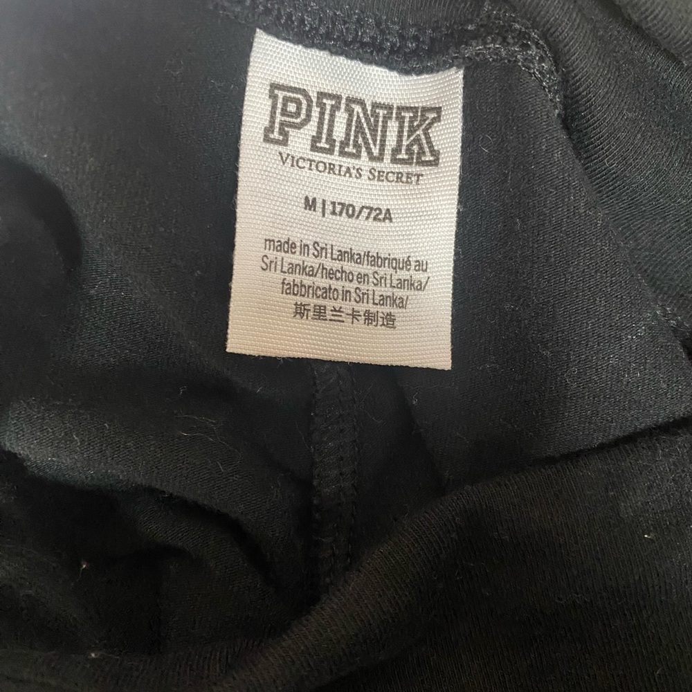 Pink victorias secret /Leggings,Size Medium - Picture 3 of 4